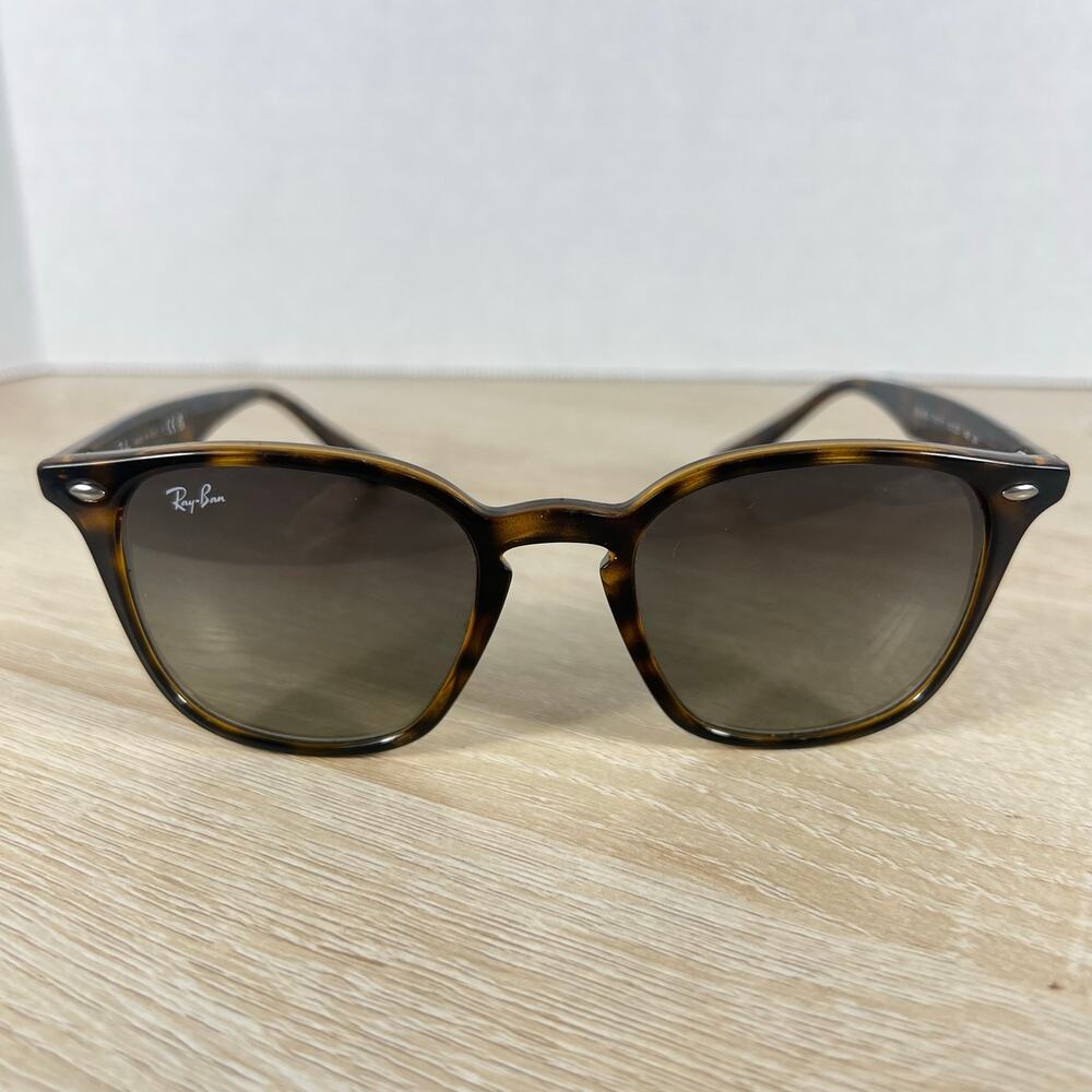 Ray-Ban RB4258 710/11 Polished Tortoise Full Rim Eyeglasses READ DESC 50-20-145 - Picture 4 of 15